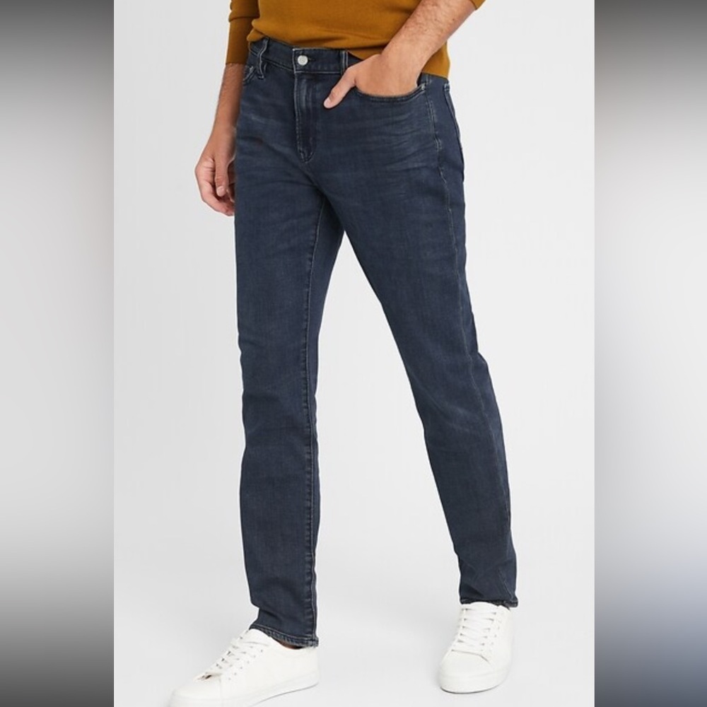 Banana Republic Dark Wash Blue Slim Fit Jeans